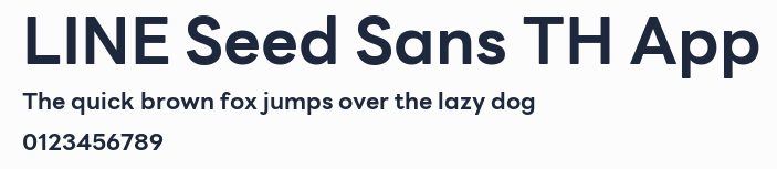 LINE Seed Sans TH App