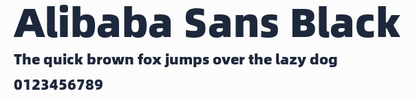 Alibaba Sans Black預覽圖