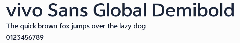 vivo Sans Global Demibold