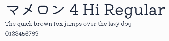 マメロン 4 Hi Regular