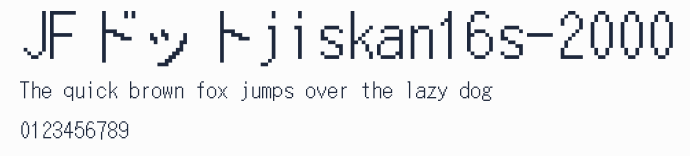 JFドットjiskan16s-2000