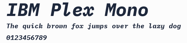 IBM Plex Mono
