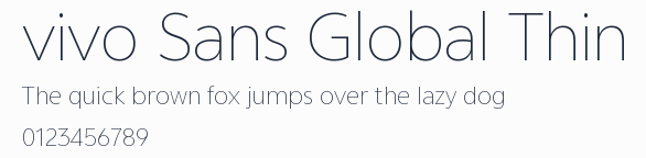 vivo Sans Global Thin