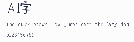 AI奧運字體