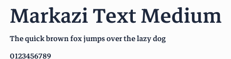 Markazi Text Medium