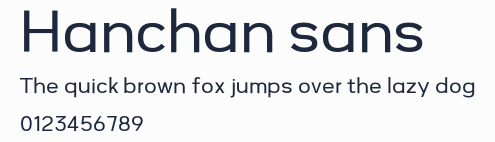 Hanchan sans預覽圖