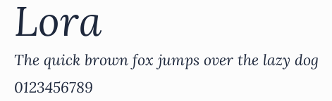Lora