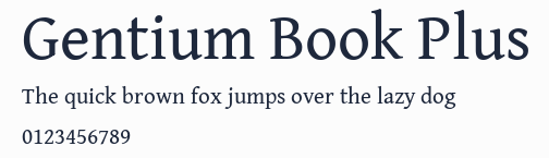 Gentium Book Plus
