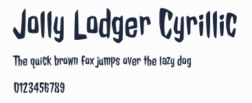 Jolly Lodger Cyrillic