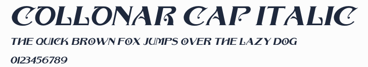 COLLONAR CAP ITALIC預覽圖