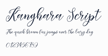 Kanghara Script預覽圖