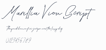 Marillia Vion Script預覽圖