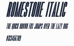 Romestone Italic預覽圖