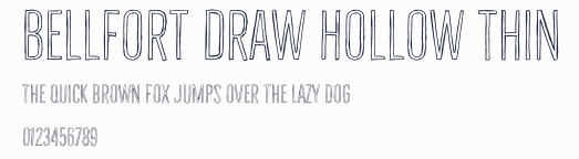 Bellfort Draw Hollow Thin