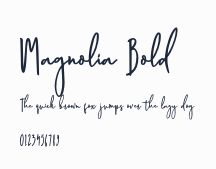 Magnolia Bold預覽圖