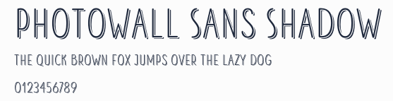 PhotoWall Sans Shadow