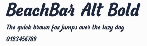 BeachBar Alt Bold