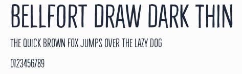 Bellfort Draw Dark Thin