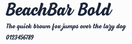BeachBar Bold