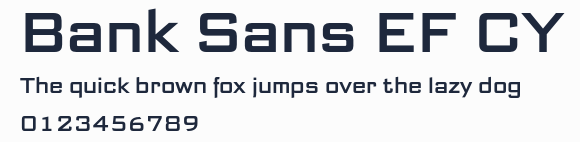 Bank Sans EF CY