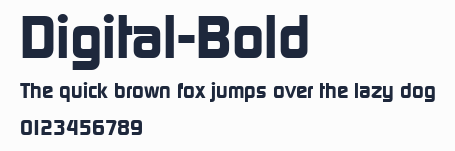 Digital-Bold