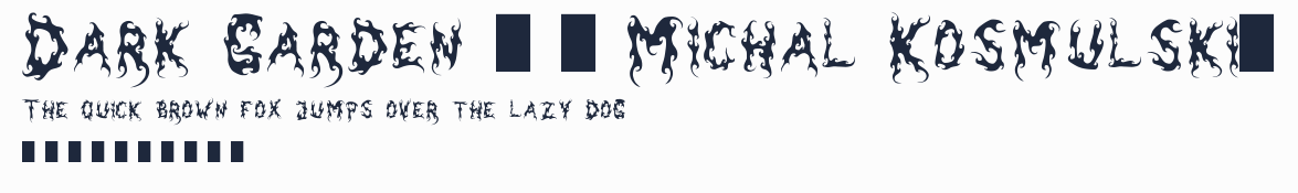 Dark Garden (©Michal Kosmulski)預覽圖