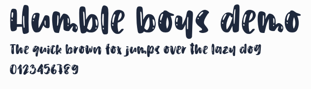 Humble boys demo預覽圖
