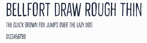 Bellfort Draw Rough Thin