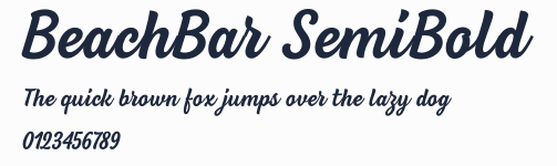 BeachBar SemiBold