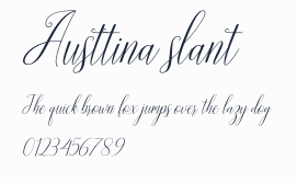 Austtina slant預覽圖