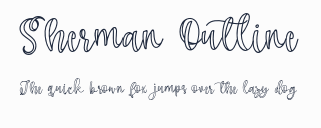 Sherman Outline預覽圖