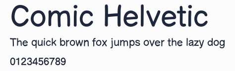 Comic Helvetic預覽圖