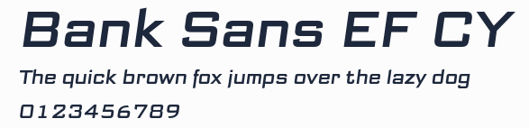 Bank Sans EF CY