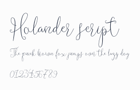 Holander script預覽圖