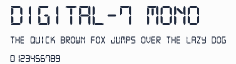 Digital-7 Mono