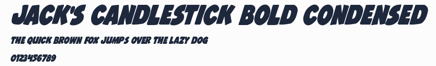 Jack's Candlestick Bold Condensed預覽圖