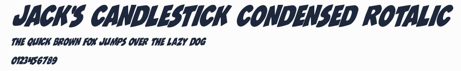 Jack's Candlestick Condensed Rotalic預覽圖