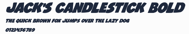 Jack's Candlestick Bold預覽圖