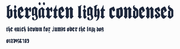 Biergärten Light Condensed