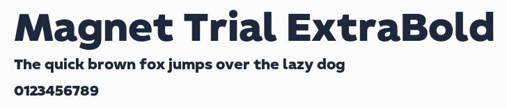 Magnet Trial ExtraBold預覽圖