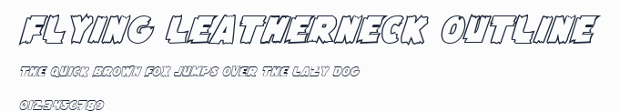 Flying Leatherneck Outline預覽圖
