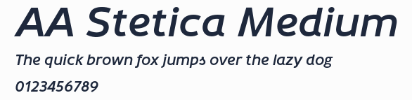 AA Stetica Medium預覽圖