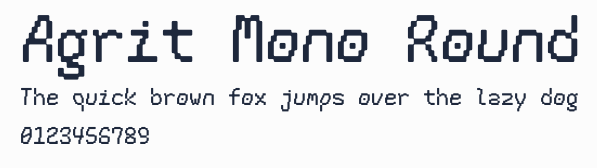 Agrit Mono Round預覽圖