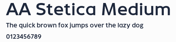 AA Stetica Medium預覽圖