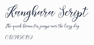 Kanghara Script預覽圖
