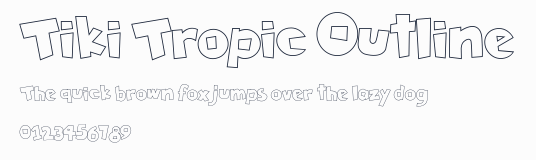 Tiki Tropic Outline預覽圖