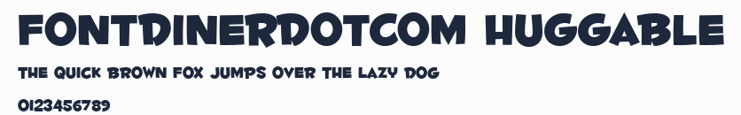 Fontdinerdotcom Huggable預覽圖