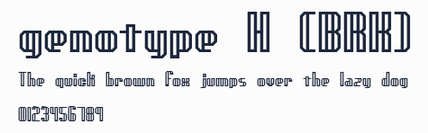 genotype H (BRK)預覽圖