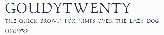 GoudyTwenty