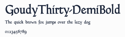 GoudyThirty-DemiBold